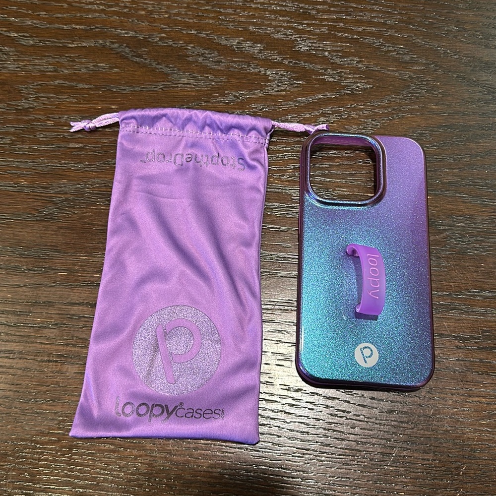 NWOT Loopy Case • iPhone 14 Pro • Supernova Shimmer • Righty